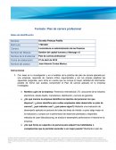Formato: Plan de carrera profesional