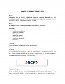 Ser el Banco líder en todos los segmentos y productos que ofrecemos.