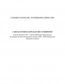 Resumen de Cartas Patrimoniales