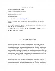 LEAMOS LA CIENCIA. Página 1