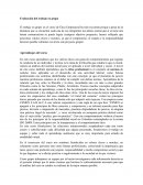 Evaluación del trabajo en grupo