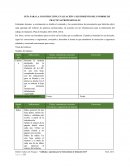 GUÍA PARA LA CONSTRUCCIÓN, EVALUACIÓN Y SEGUIMIENTO DEL INFORME DE PRÁCTICAS PROFESIONALES