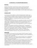 LA RESILIENCIA: UNA REVISIÓN BIBLIOGRÁFICA