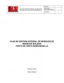 PLAN DE GESTIÓN INTEGRAL DE RESIDUOS DE RESIDUOS SOLIDOS