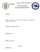 Investigación de los tipos de balanceados para la producción optima de la leche. (DIETA)