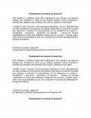 Planteamiento de modelo de desarrollo