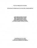 ESTRATEGIA #10 PROMOCION DEL USO RACIONAL DE MEDICAMENTOS