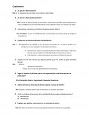 Cuestionario ¿A qué se le llama arancel?