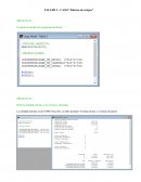 TALLER 3 - CASO “Fábrica de relojes”