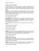 Código de tica como estudiante