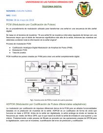 PCM (Modulación por Codificación de Pulsos). Página 1