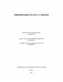 Propiedades planta y equipo