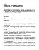 TAREA 1 EVOLUCIÓN DEL PENSAMIENTO ESTRATÉGICO