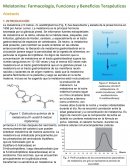 Melatonina: Farmacología, Funciones y Beneficios Terapéuticos