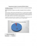 Propuesta para mejorar la economía del Distrito Federal