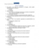 Cuestionario segundo parcial taller de lectura y redaccion