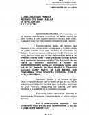 DANDO CUMPLIMIENTO A VISTA Y SE GIRE OFICIO