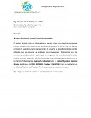 Aceptación para el Cotejo Documentario