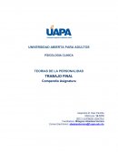 PSICOLOGIA CLINICA TEORIAS DE LA PERSONALIDAD