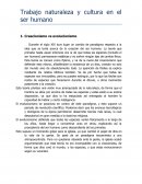 Naturaleza y cultura en el ser humano