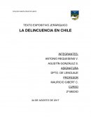 LA DELINCUENCIA EN CHILE