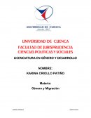 Género y Migración Caso Noemí