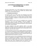 LAS POTENCIAS EMERGENTES Y EL NUEVO MULTILATERALISMO