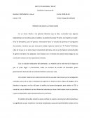 Reflexión del poema y el texto teatral