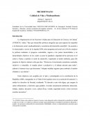 Calidad de vida y medioambiente