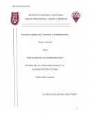ESTUDIO DE LAS ORGANIZACIONES Y LA ADMINISTRACIÓN GLOBAL