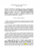 P R O M E S A D E C O N T R A T O