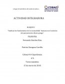 Analisis de los fundamentos de la racionalidad humana en el contexto del pensamiento clásico griego