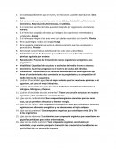 Cuestionario. ¿Cuál es la función del agua?