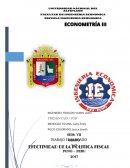 Grado de efectividad de la política fiscal expansiva en el consumo de los hogares