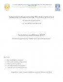 Informe Experimental “BME Torre de enfriamiento”