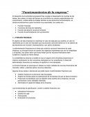 Funcionamiento de una empresa