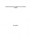 DIPLOMA EN GESTION DEL DESARROLLO DEL POTENCIAL HUMANO