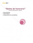Informe sobre la boleta de honorarios: Funcionamiento, emisión y análisis