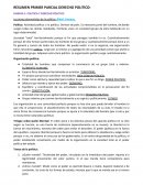 RESUMEN PRIMER PARCIAL DERECHO POLITICO: