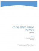 Pensar rápido, Pensar despacio - Resumen