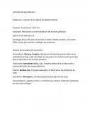 Evidencia 1. Actores de la cadena de abastecimiento. Empresa: Inversiones A.G.A S.A.