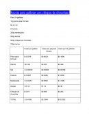 Costos de produccion galletas