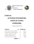 Actividad integradora. Guión de teatro