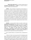 ESCRITO SENTENCIA JUICIO DE SUCESION INTESTAMENTARIA