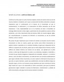 REPORTE DE LECTURA 1: CARTA DE VENECIA, 1964
