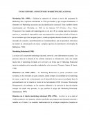 Ensayo EVOLUCIÓN DEL CONCEPTO DE MARKETING RELACIONAL