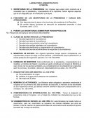 LABORATORIO ADMINISTRATIVO II