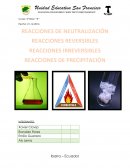 Analizar y reconocer las diferentes reacciones de elementos que han sido descubiertas en el estudio de la química.