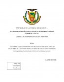 La incidencia de los procesos contables en las organizaciones no financieras de la economía popular y solidaria en las asociaciones de consumo de la provincia de Cotopaxi Cantón Latacunga