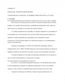 CONCEPCIÓN DE LO HUMANO: EL HOMBRE COMO SUJETO DE LA CULTURA.